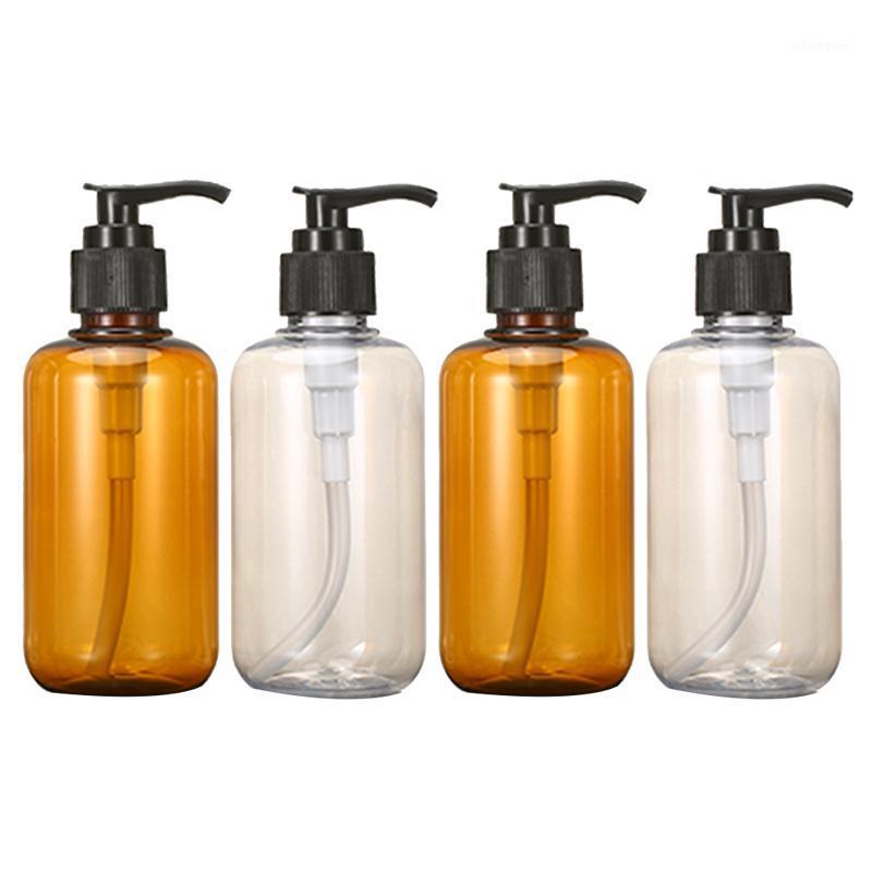 

Storage Bottles & Jars 4X 300Ml Clear Soap Dispenser Plastic Foaming Bottle Liquid Pump Container