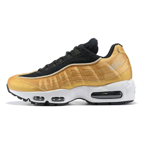 

2021 Discount Bred 95 OG White Gym Red University Gold Laser Fuchsia Men Women Running Shoes Triple Black 95s Mens Trainers Spor, 36-46 (7)