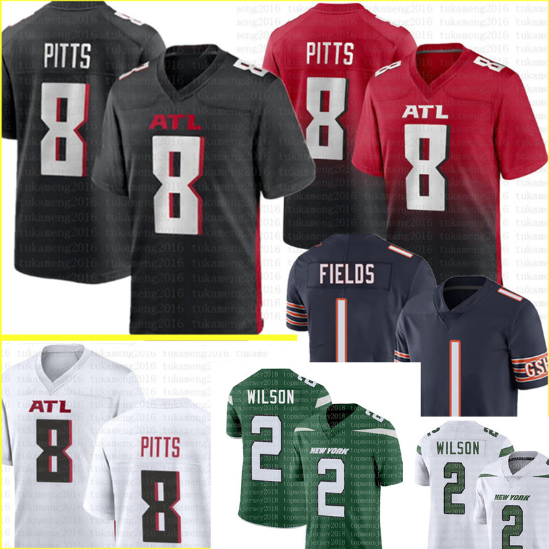 

Kyle Pitts 8 Jersey Justin Fields Zach Wilson Football Jerseys, 2021