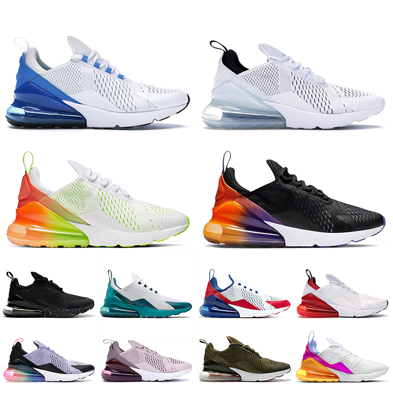 

Top Quality Air Max 270 Women Mens Running Shoes AirMax 270s White Black Barely Rose Medium Olive Photo Blue University Red Jogging Trainers Sneakers