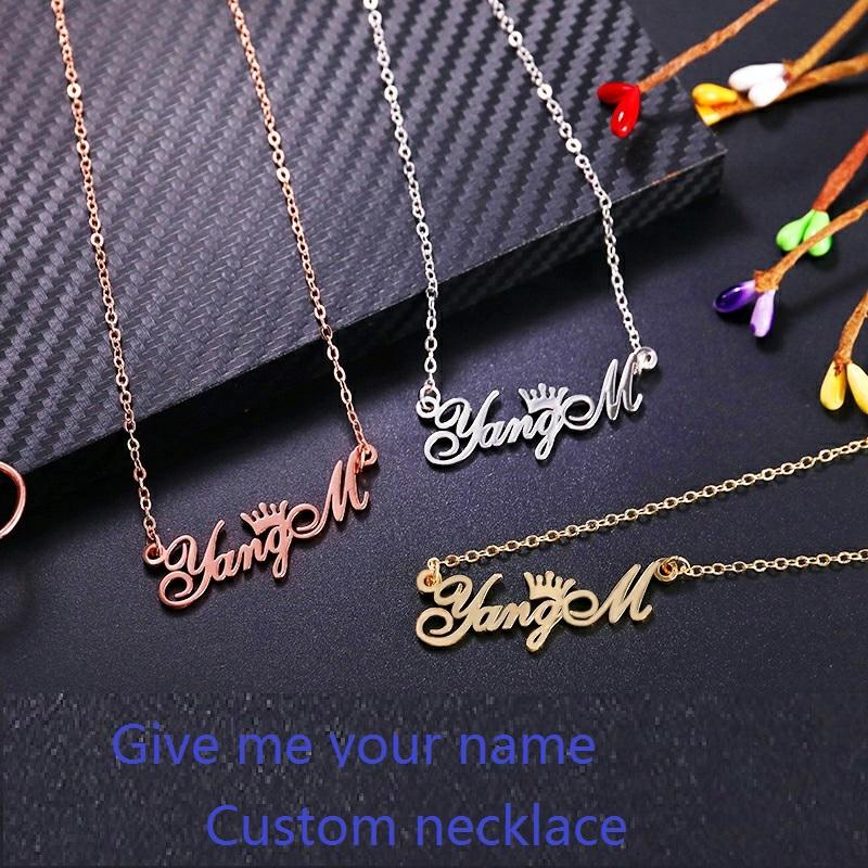 

Chains N022 Titanium Steel, Custom-made Names, Necklaceslovers One Of A Kind, Silver
