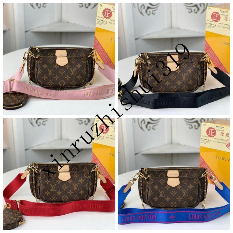 

GGLVLouisVittonYSLVUTTON 3- piece set luxurys Should Bag Fashion Tote Purse Wallet Crossbody Bags Small Chain Purse Designer bags Cosmetic bag