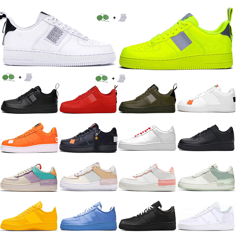 

Modish style forceone 1s running shoes mens womens zapatos shadow skateboard orbit light discoloration awesome strainers casual sports, Color 22