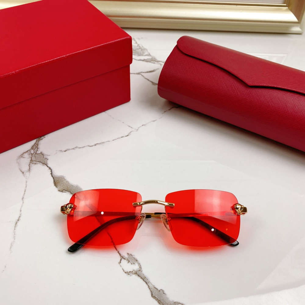 

Fashion Brand animal head Sunglass men women tom half frame retro classical Polarized ford sunglass with Original BoxI0O3