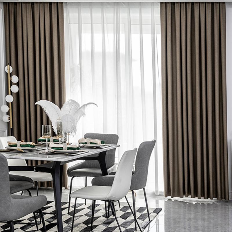 

Curtain & Drapes Modern Jacquard High-end Curtains For Window Living Room Bedroom Balcony Luxury Backdrop Blackout Custom Size