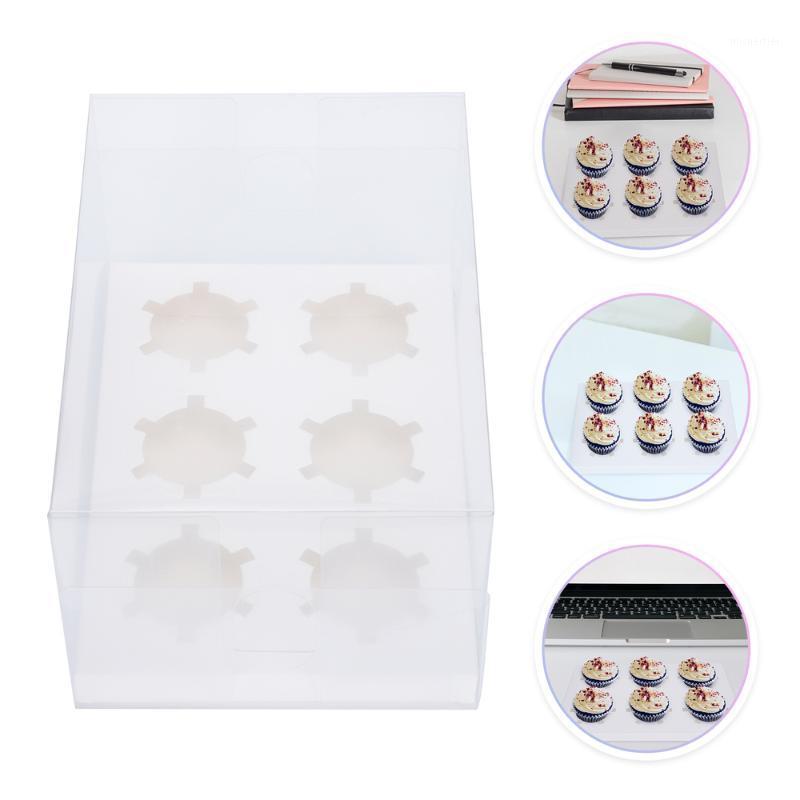 

Gift Wrap 2Pcs Exquisite Packaging Boxes Lightweight Christmas Pastry Cupcake Box