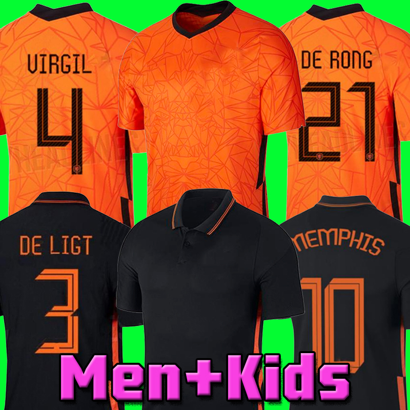 

2020 Netherlands 2021 soccer jersey DE JONG The football kits shirt VIRGIL 21 22 Holland jerseys WIJNALDUM PROMES Klaassen VAN DE BEEK MEMPHIS Men + Kids sets 777, Away men