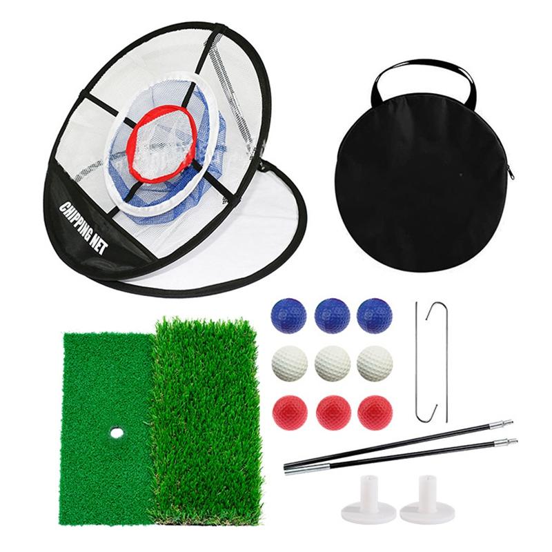 

Golf Training Aids Nets Chipping Net Set For Outdoor Indoor Golfing Target Accessories And Backyard Practice