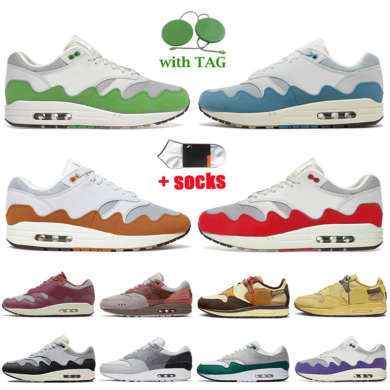 

Top Quality Women Mens Running Shoes 1 Patta Waves Sports Trainers Noise Aqua Monarch Black Saturn Gold Cave Stone Evergreen 87 1s Sneakers Baroque Brown Cactus Jack, C21 windbreaker 40-45