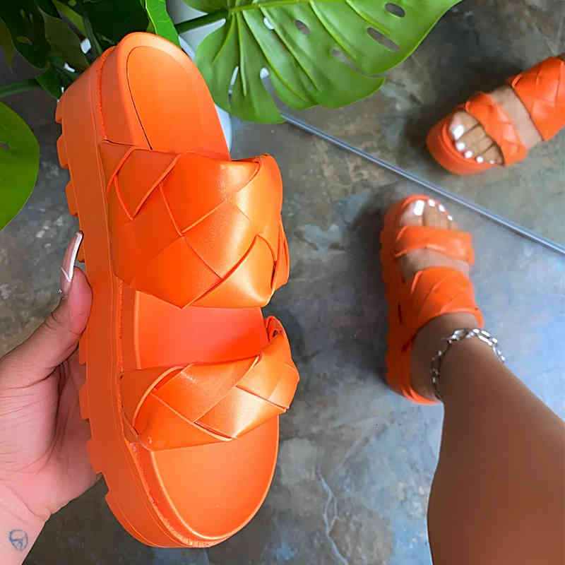 

Sandals Women's Flat Shoes Beach Platform Slippers Woman Summer Casual Slides Ladies Outdoor Round Toe Female Rubber Footwear XG0M, Apricot