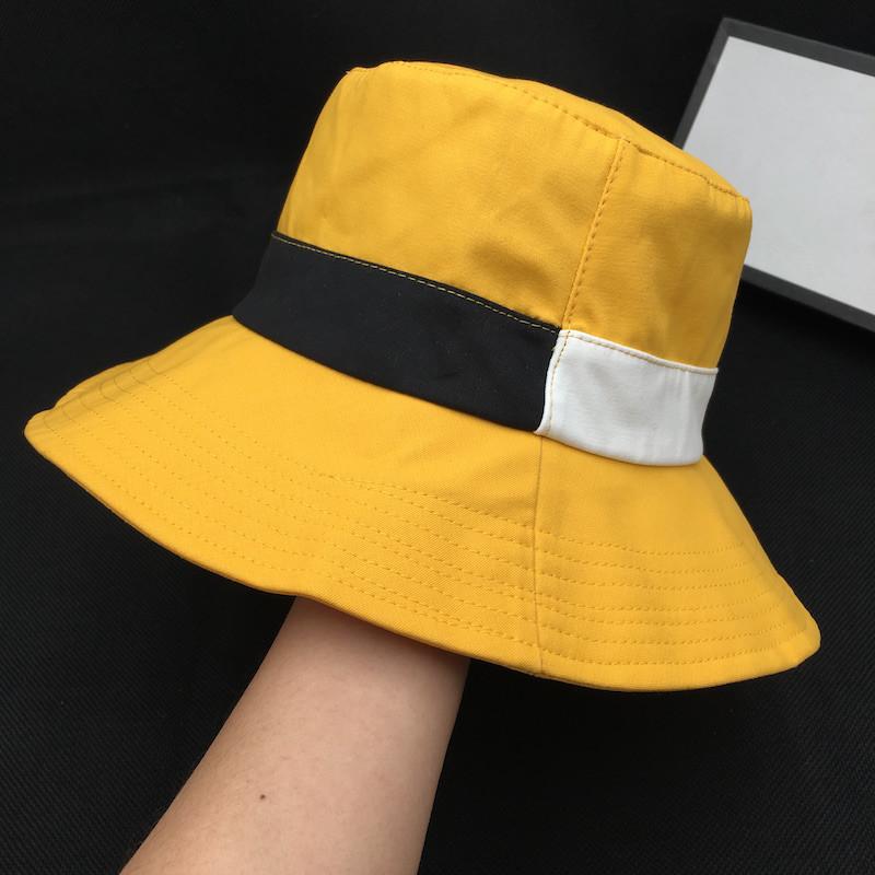 

Cloches Fashion Hit Color Cotton Cap Sunscreen Breathable Fisherman Hat Couple Models Bucket Hats Sun, White