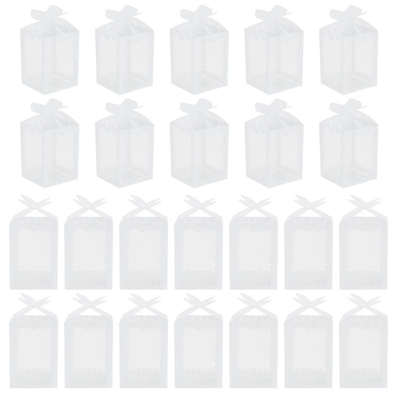 

Gift Wrap 50Pcs Boxes Wedding Candy Storage Containers Party Wrapping (White)