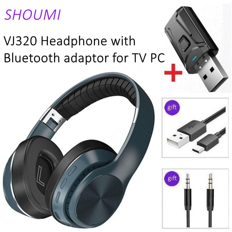 

Headphones & Earphones Wireless Bluetooth 5.0 Adaptor For TV Foldable Headsets Helmet TF-card Stereo With Mic Apply PC Cell Phone Tablet