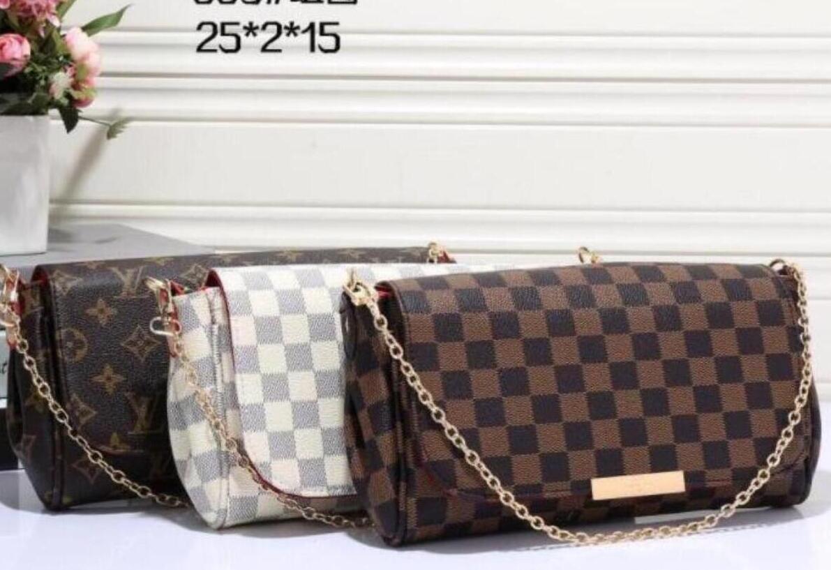 

1-8 GGLVLouisVitton YSLVUTTON women shoulder bag Chest pack lady Tote chains handbag presbyopic purse messenger bags handbags purses, Brown