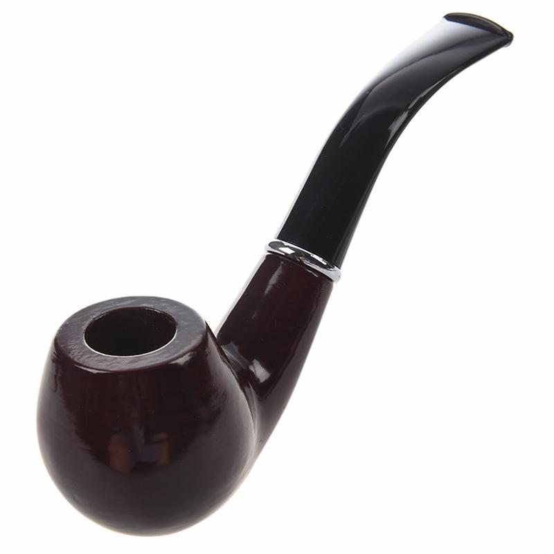 

Durable Wooden Pipe Smoking Tobacco Pipes Cool Gift With Stand Present