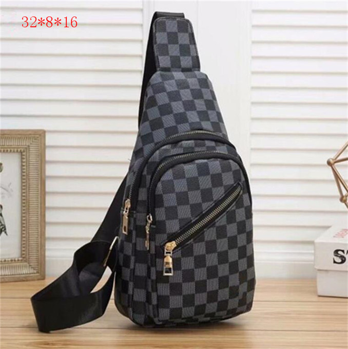 

Men Women Leather Sport Runner Fanny Pack Belly Waist Bum Bag Fitness Running Belt Jogging Pouch Back Grid Bags Versatile