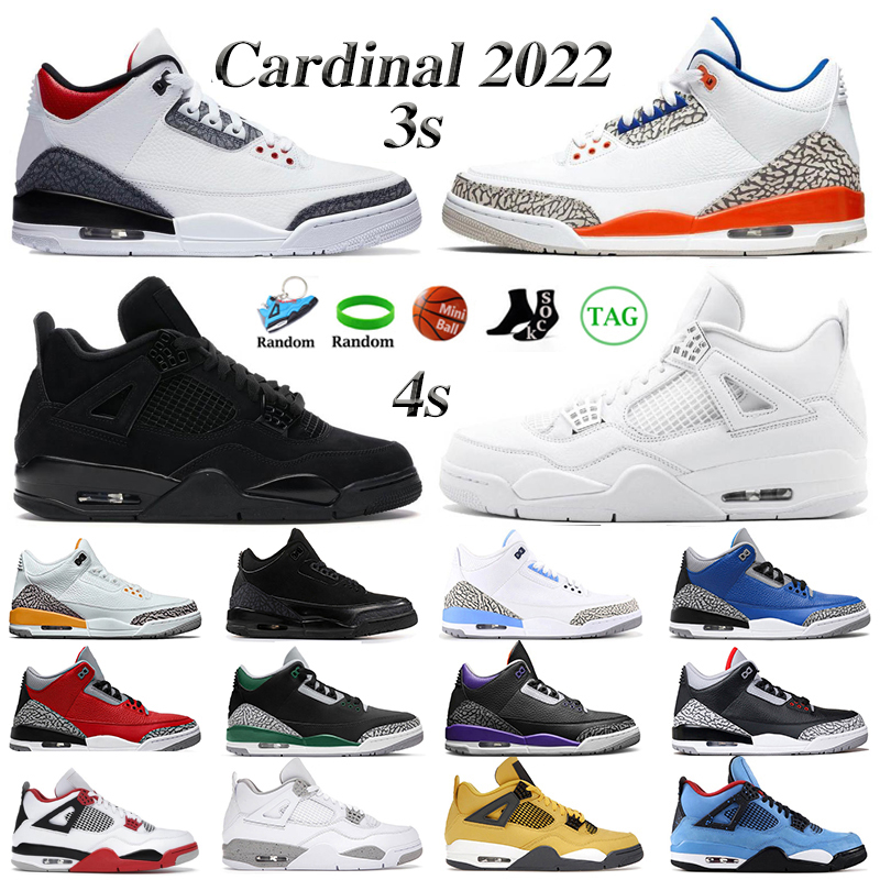 

Basketball Shoes men 3s Red Pine Green Black Cat Cool Grey UNC 4s Cement Shimmer University Blue White Oreo mens trainers sports sneakers, (43) 40-47