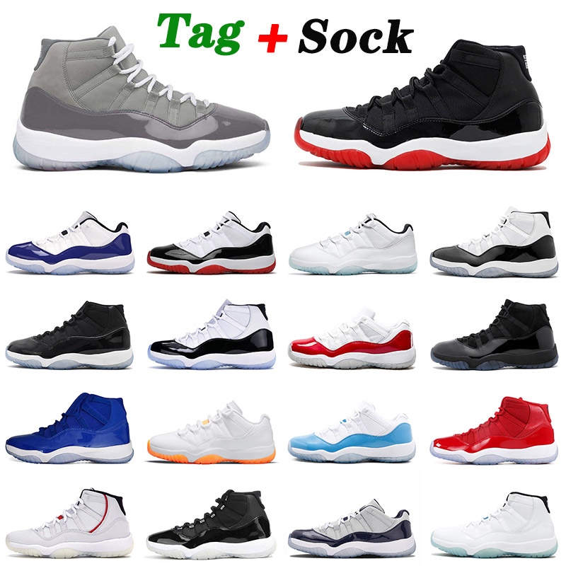 

Top Fashion Jumpman 11 11s Men Basketball Shoes High Cool Grey Bred Low Wmns Concord Metallic Silver Space Jam Trainers Sneakers 36-47, D34 olive lux 36-47