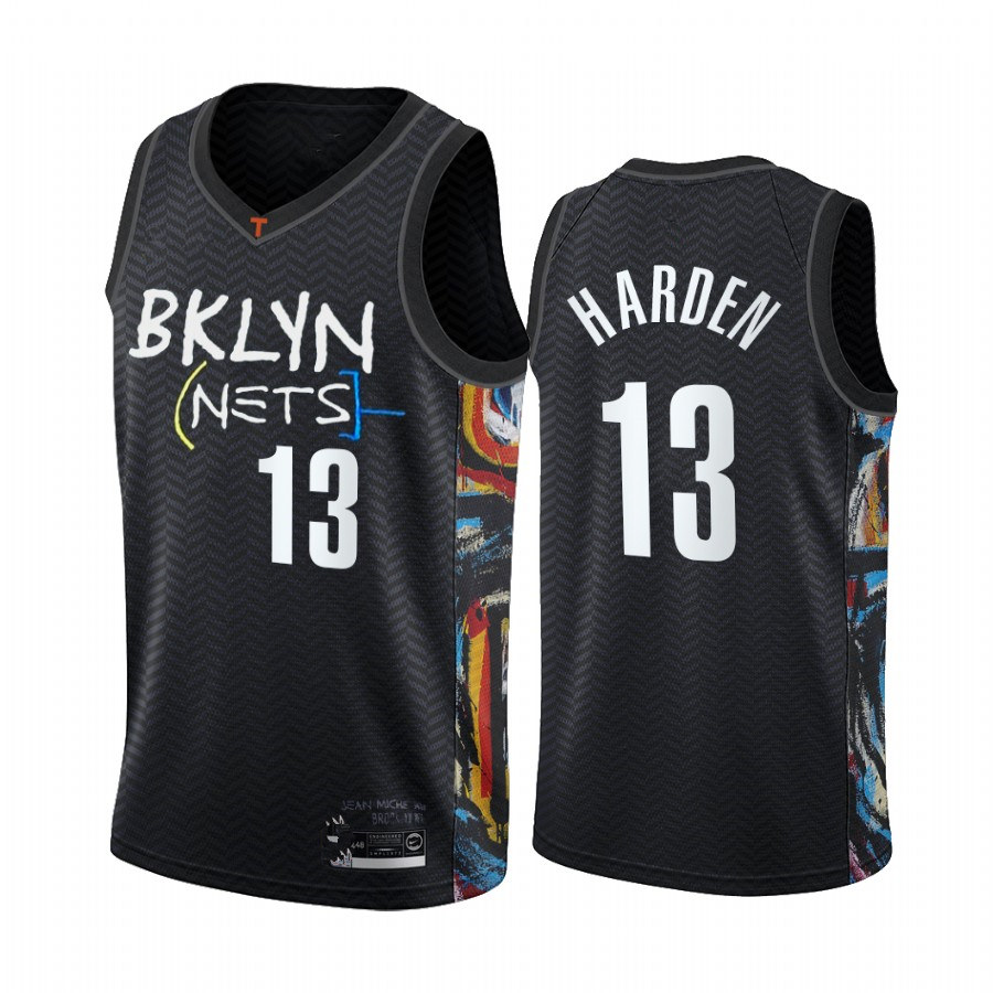 

Net MEN James Harden #13 2020-21 City Statement basketball Jersey, Black;red