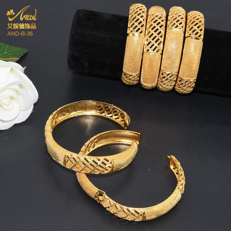 

Bangle AIIND Dubai Gold Bangles Plated Fashion Jewelry For Women Designer Charm Bracelets Arabic Wholesale Hawaiian Bracelet