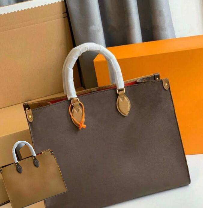 

FASHION ONTHEGO M44925 M44926 44570 45779 WOMEN luxurys designers bags genuine leather Handbags messenger crossbody shoulder bag Totes Walle