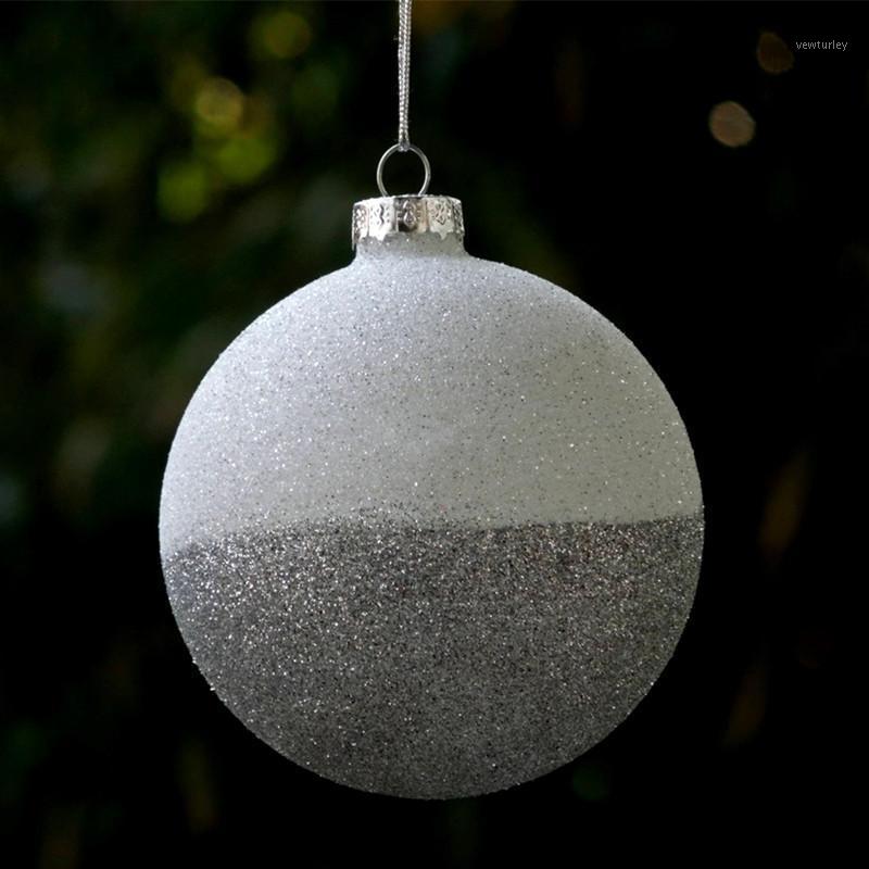 

Party Decoration 100pcs/pack Diameter=8cm Powder Decorative Glass Christmas Ball Globe School Window Wedding Day