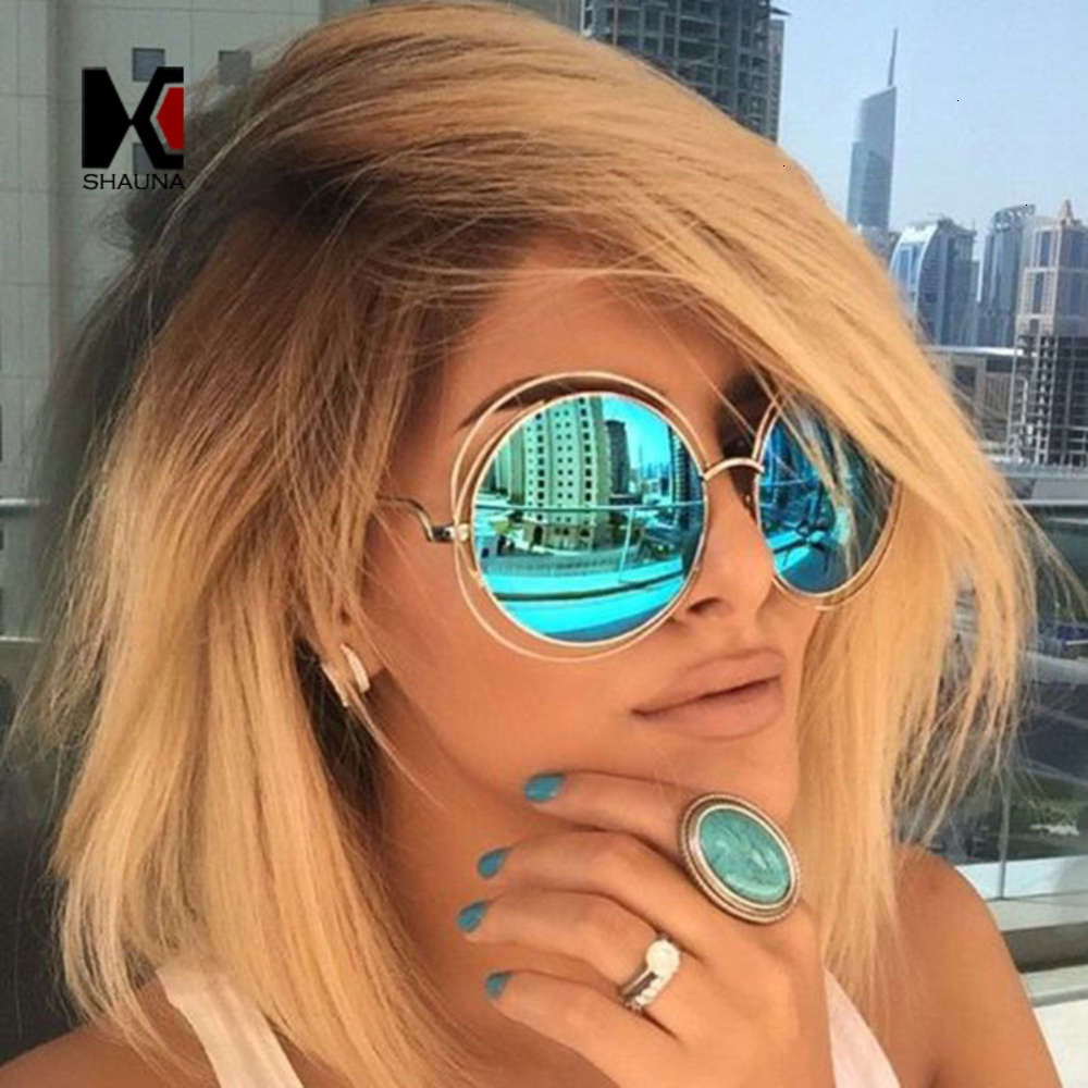 

sunglasses Shauna Vintage Oversize Women Legend Around Hollow Frame Brand Designer Fashion Circles Kicker sunglasses UV400, Black
