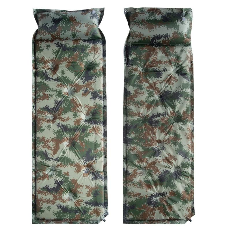 

Outdoor Pads Single Nine-Point Automatic Inflatable Mattress Splicing Camping Mat Portable Pillow Cushion
