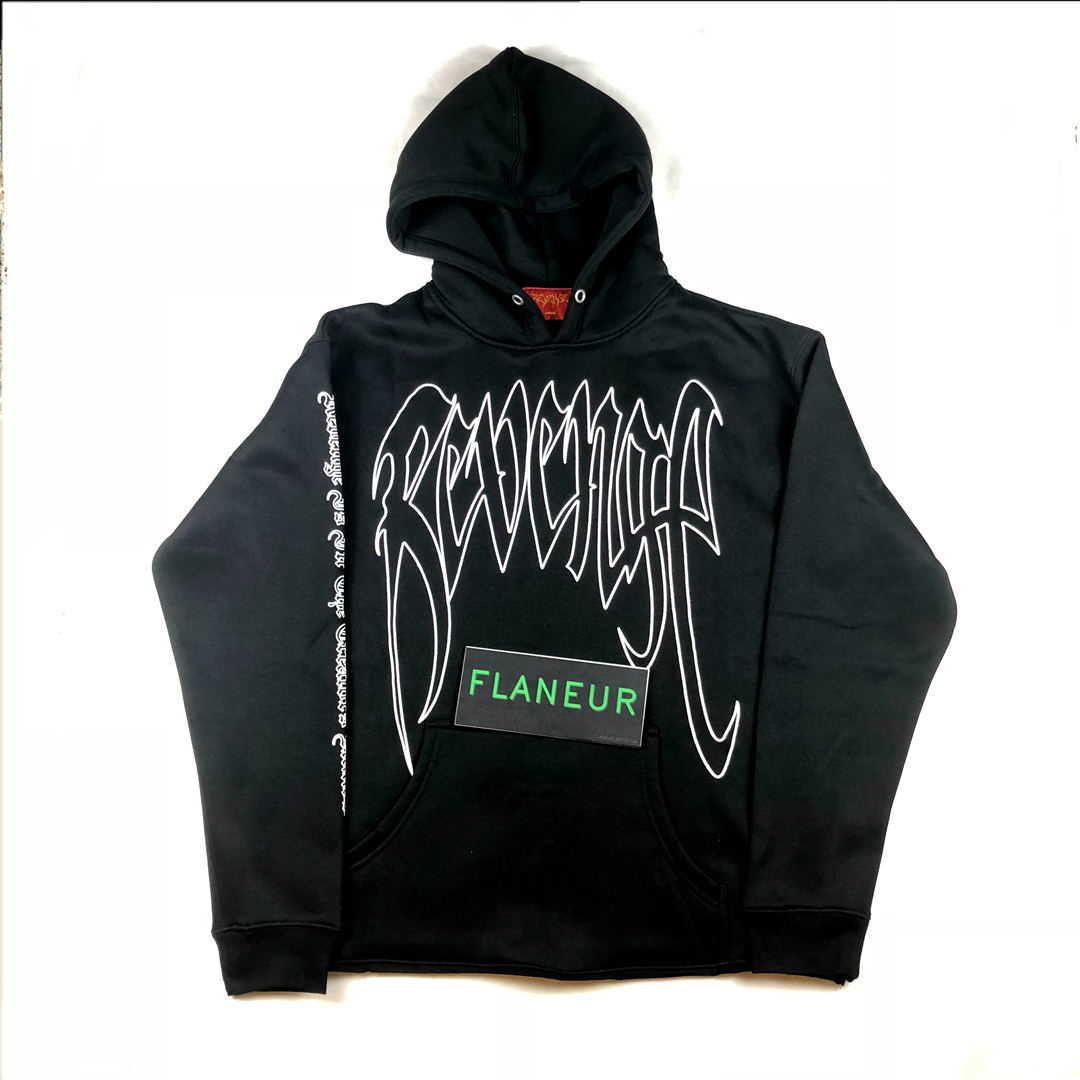 

Men' Hoodies & Sweatshirts Revenge Printed Mens Brand Designer Hip Hop Casual Hooded Male Bird Patterns High Street Pullover, Black