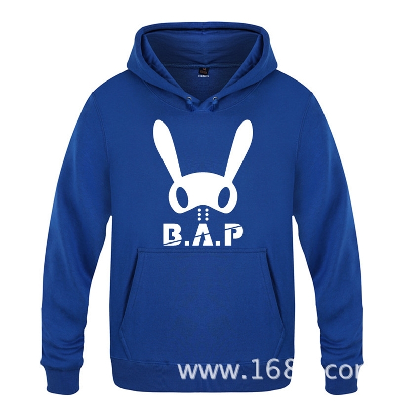 

Autumn and winter new fleece men's Hooded Sweater cartoon BAP little rabbit surrounding the same backup meeting clothes, Black