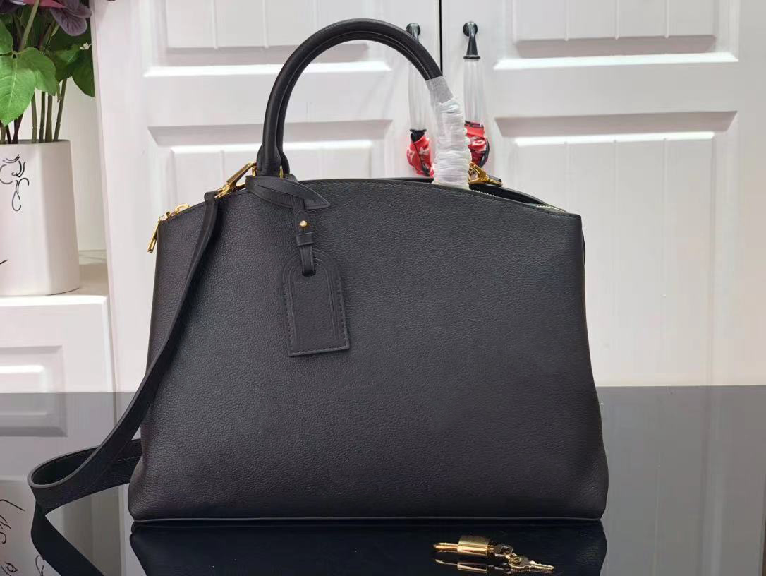 

M45833 M45811 GRAND PALAIS handbag embossed leather business bag women fashion cross-body tote bags M45842, Beige