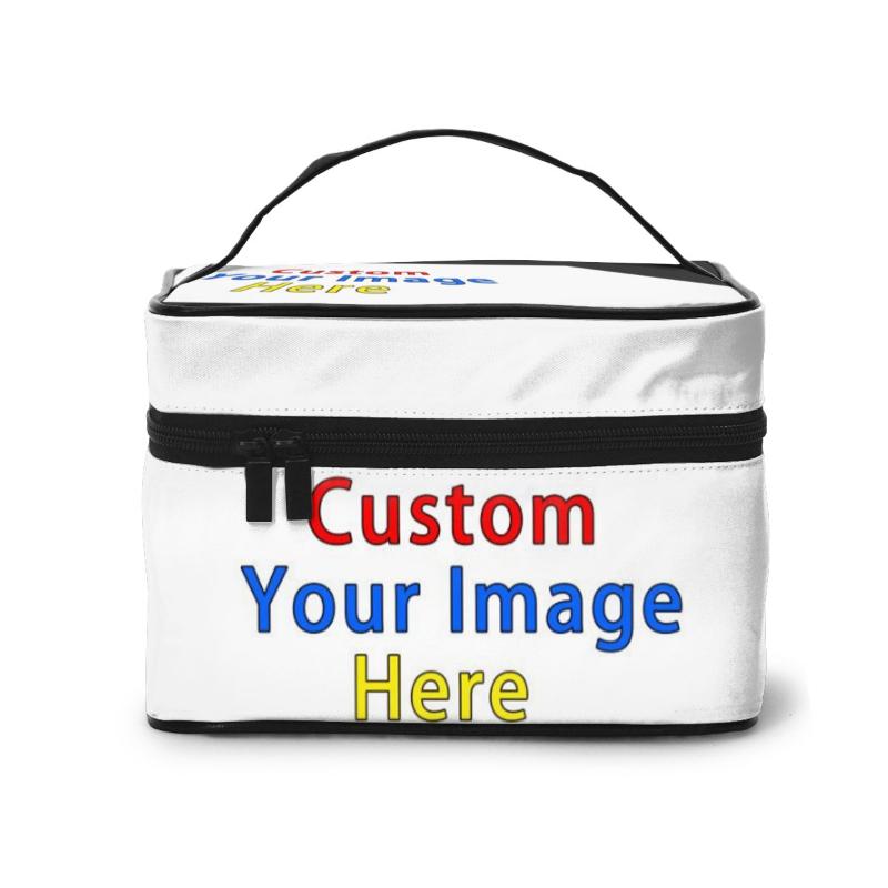 

Women Custom Bag Designer Cosmetic 3D Animals Print Lady Toiletry Bags Girl Big Makeup Free Drop Wholesale & Cases