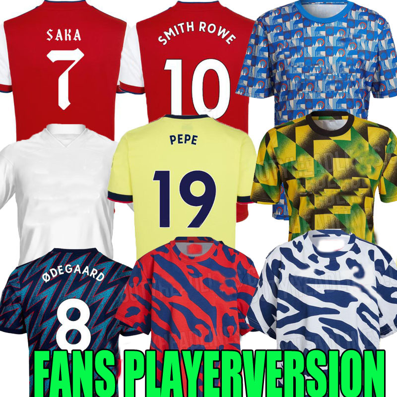 

21 22 23 SMITH ROWE PEPE SAKA soccer jerseys home Fans Player version ODEGAARD THOMAS MARTINELLI TIERNEY SAMBI 2022 2023 aRsEn football shirt Men Kids kit sets 3xl 4xl, Special