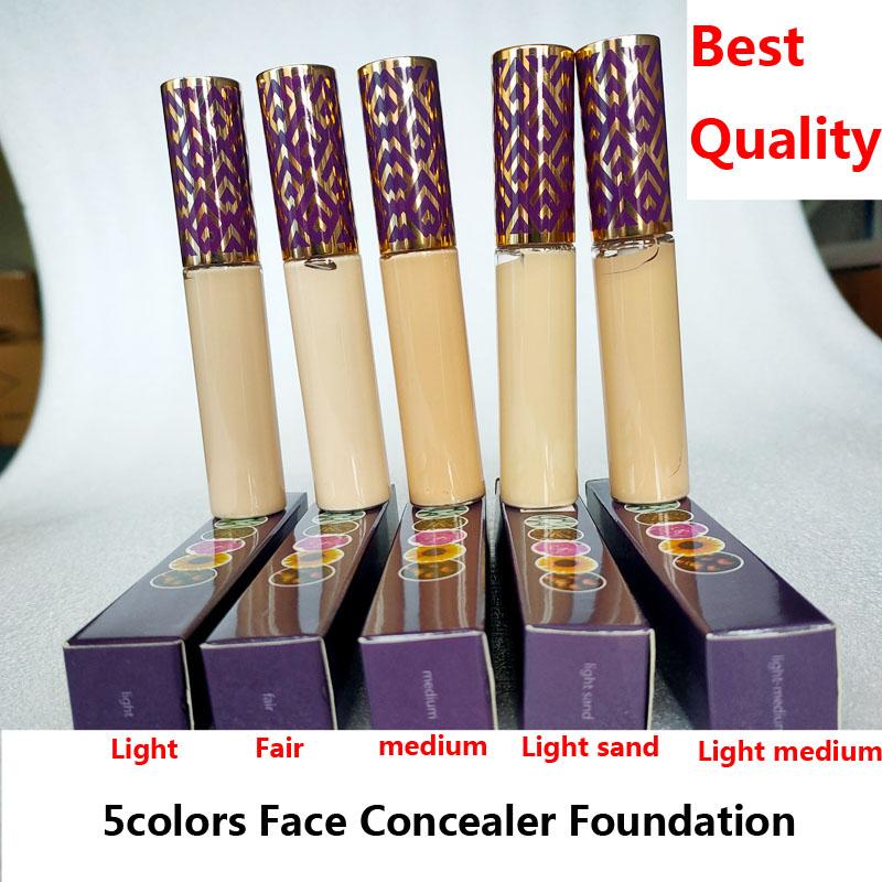 

Face Concealer Cream Foundation concealers 5colors Fair Medium Light sand 10ml High Quality, Transparent