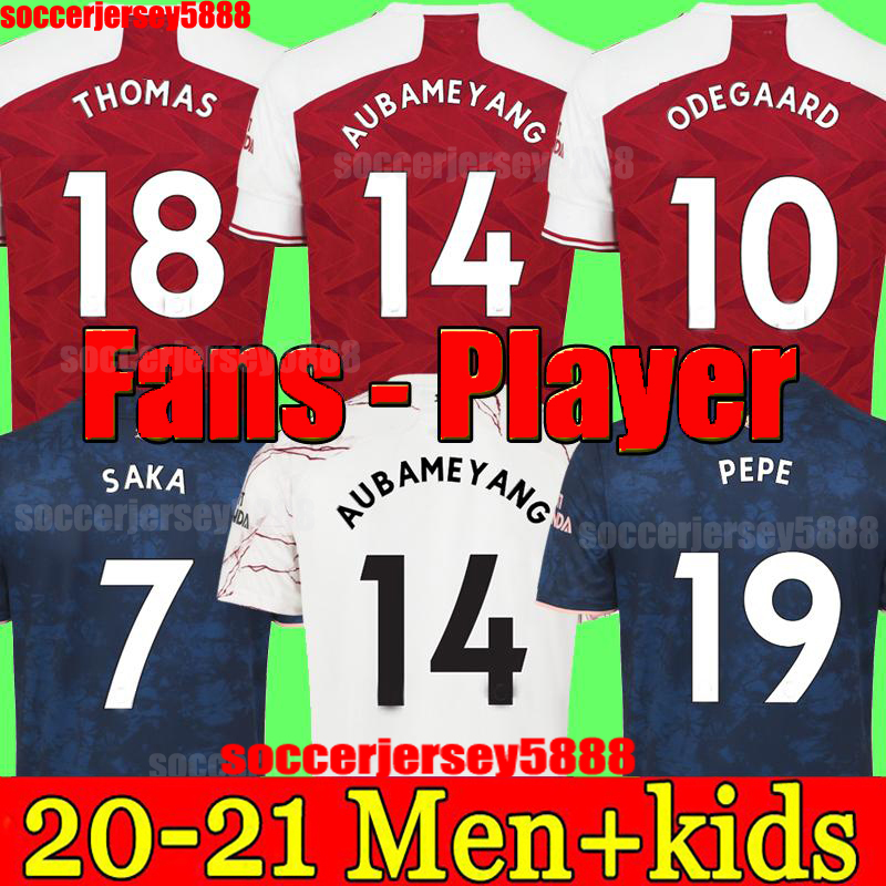 

Arsen soccer jersey Fans Player version 424 20 21 ODEGAARD PEPE SAKA NICOLAS TIERNEY HENRY WILLIAN MAITLAND NILES 2021 football shirt KidS, Black;yellow