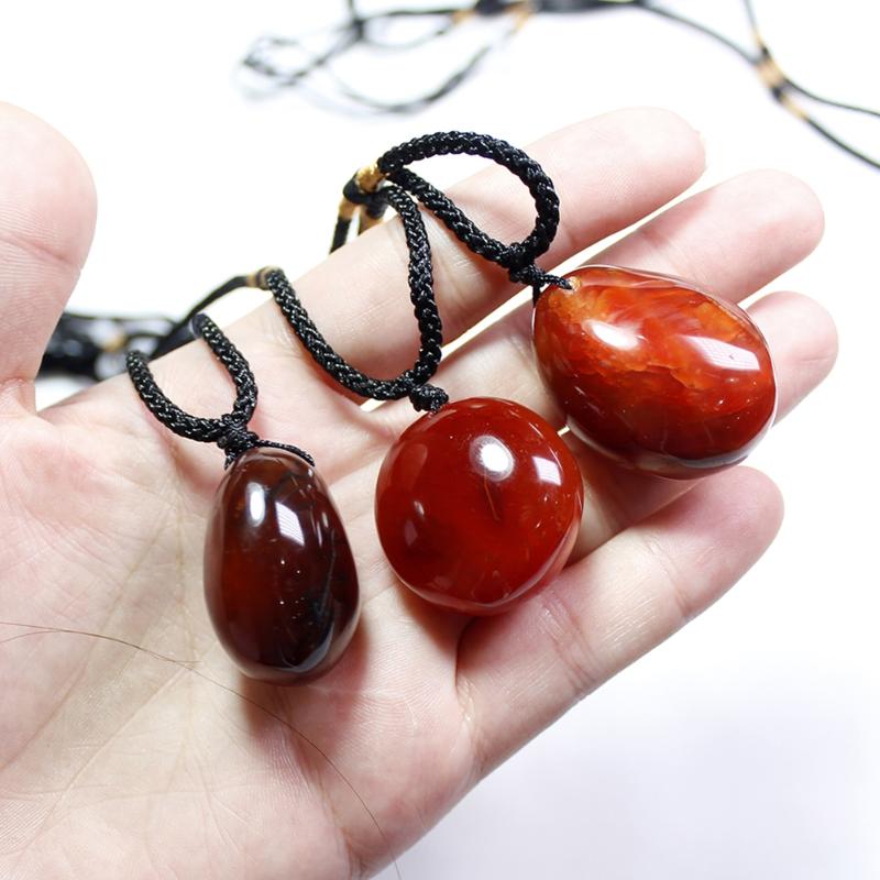 

Decorative Objects & Figurines 2021 Natural Crystal Pendulum Quartz Stone Pendant Chakra Healing Gemstone Necklace Decoration