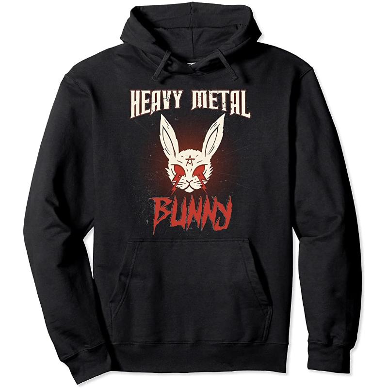 

Men's Hoodies & Sweatshirts Heavy Metal Musik Band Fan Design Pullover Hoodie, Black