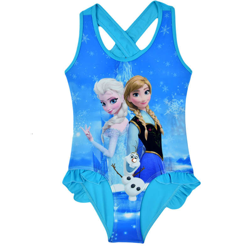 One Children&#039;s 2021 Piece Bikini Cartoon Girls&#039; Swimsuit-image-678452507