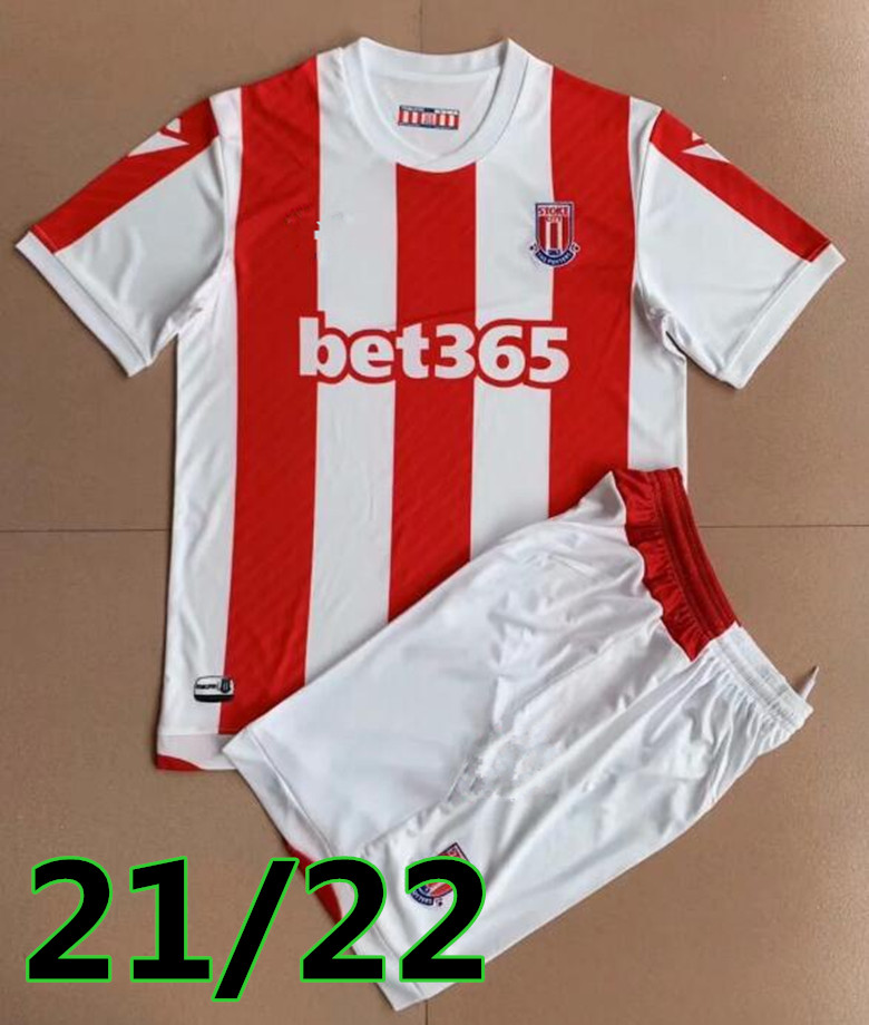 

2021 2022 Stoke City soccer jerseys 21 22 MIKEL FLETCHER POWELL CAMBELL SMITH BROWN CLUCAS jersey Home away Football Shirts men kids kits Uniforms