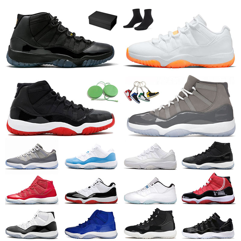 

Top Quality Jumpman 11 Basketball shoes For Mens Cool Grey High 11S XI Men Women Wmns Concord Citrus Low Legend Blue Space Jam Designer Sneakers Trainers Size 36-47, B21 varsity red 36-47
