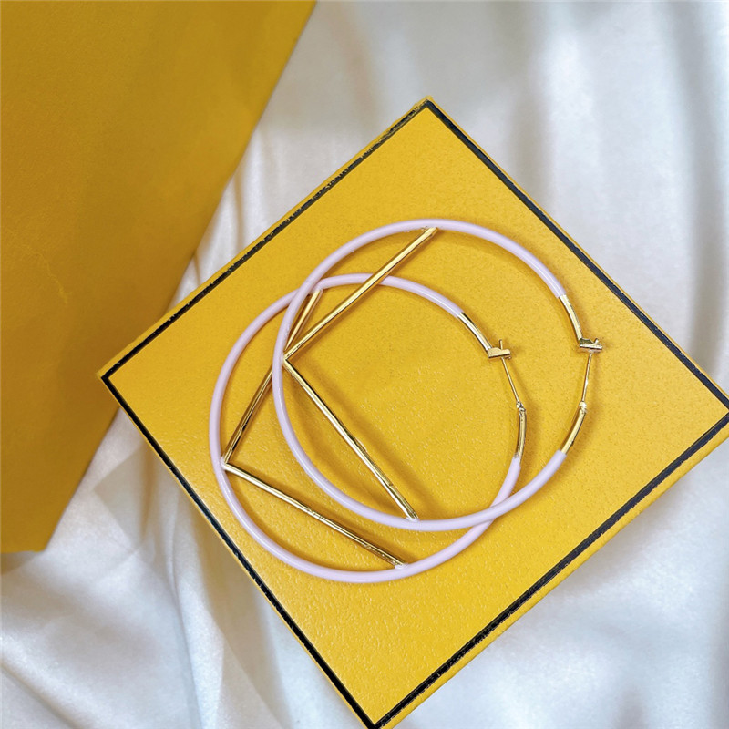 

Fashion Designer Earrings For Women Jewelry 925 Sterling Silver Luxury Designers Hoop Earrings Womens Ear Studs Pendants Big Gold Earbobs
