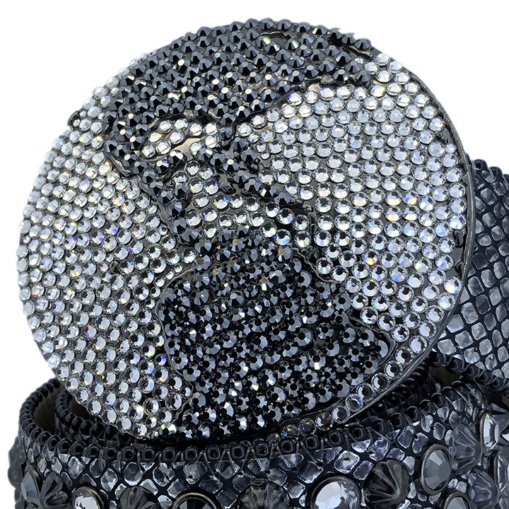 2022 BB Western BB Simon Ceinture de cieux sombres avec des strass de bling pour hommes femmes design
