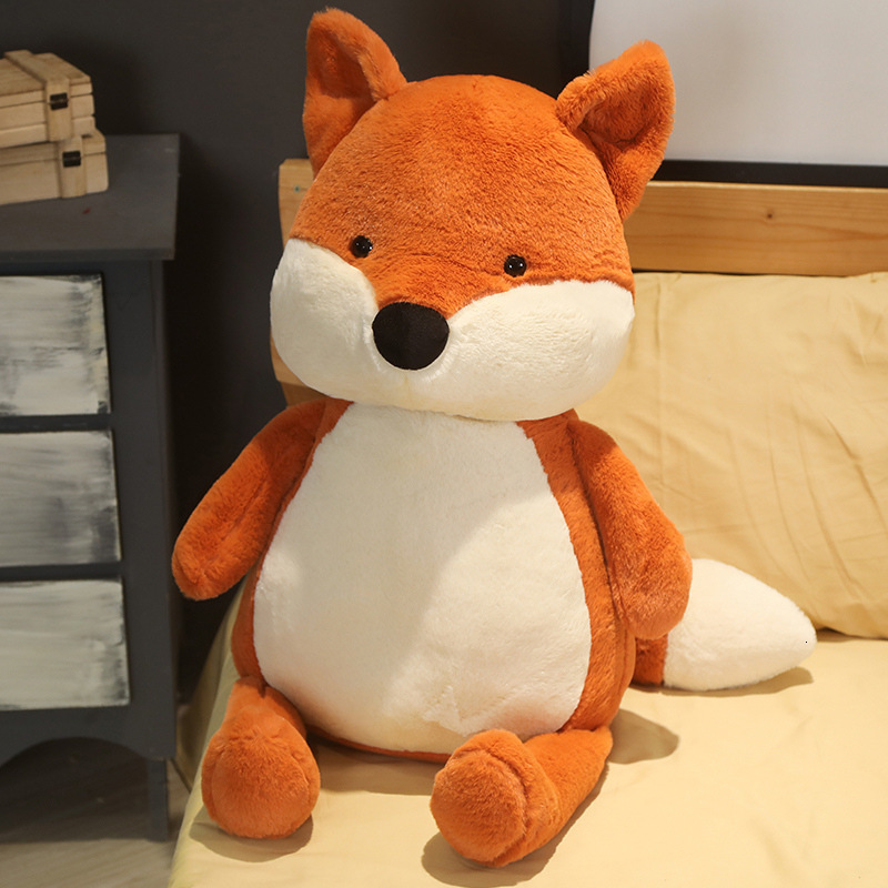 

Stuffed Plush Animals AnimalsCute fox doll gift pillow cuteSF12DUM6, White