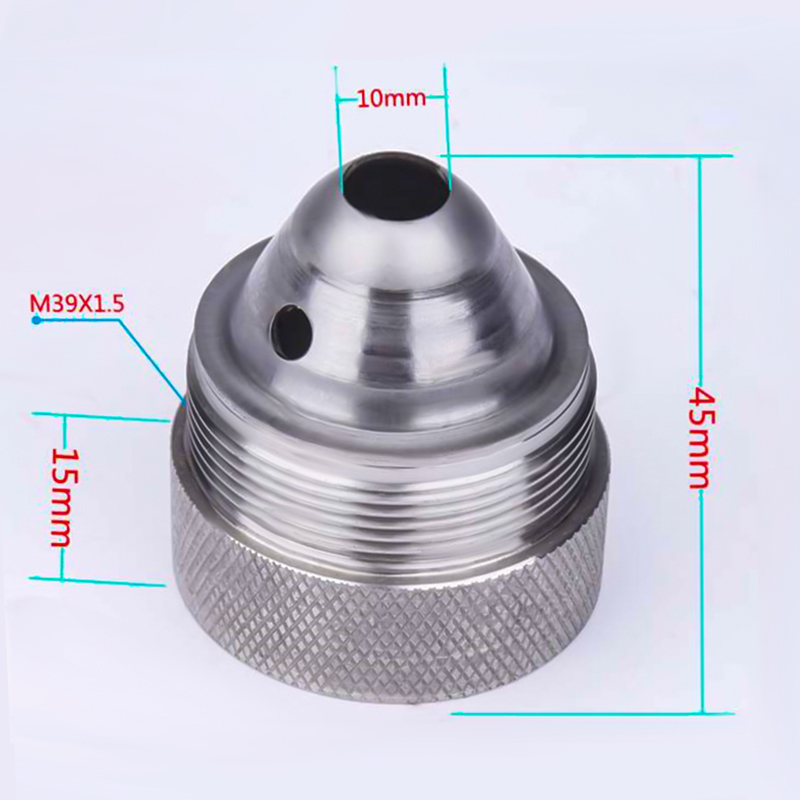 

Stainless Steel Solvent Trap 1.65" 10mm end cap and cones
