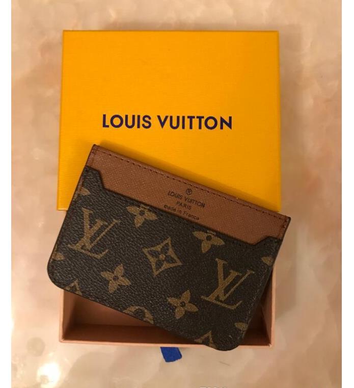 

GGLVLouisVitton YSLVUTTON designer card holder Purse Wallet men Wallets Leather Card Pocket Women Coin Purses with no box and dust bag, Pink