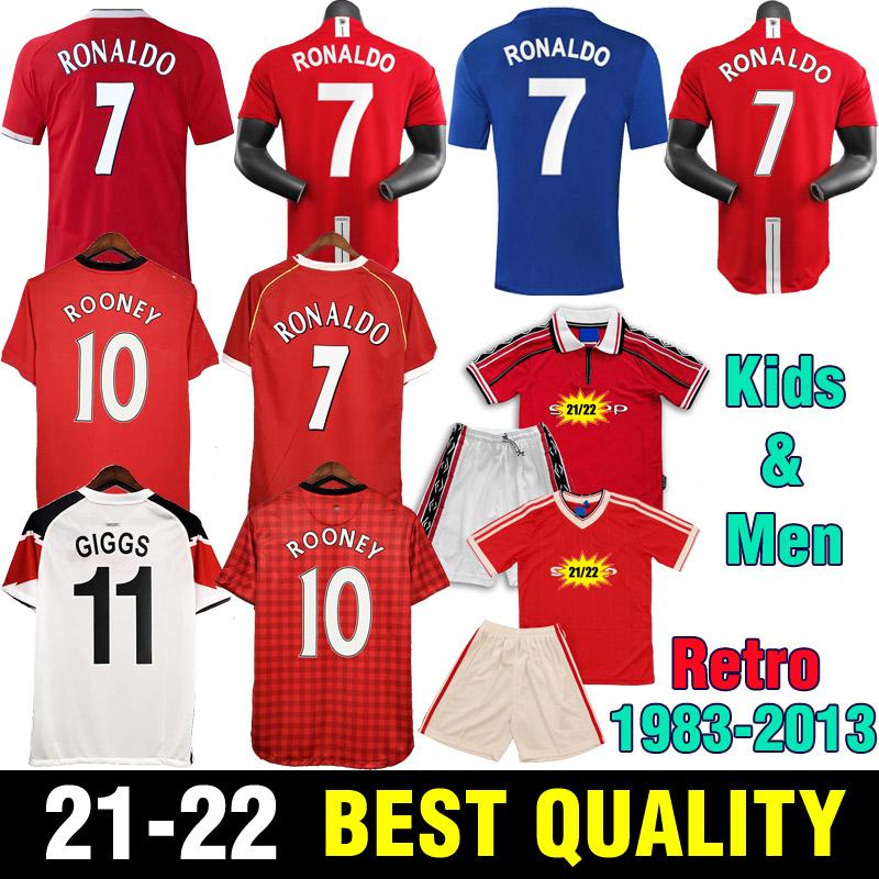 

1983 86 91 92 Retro GIGGS jerseys classic 98 99 Manchester BECKHAM CANTONA 05 06 07 08 SCHOLES RONALDO soccer jersey SOLSKJAER 10 11 12 13 f, Black
