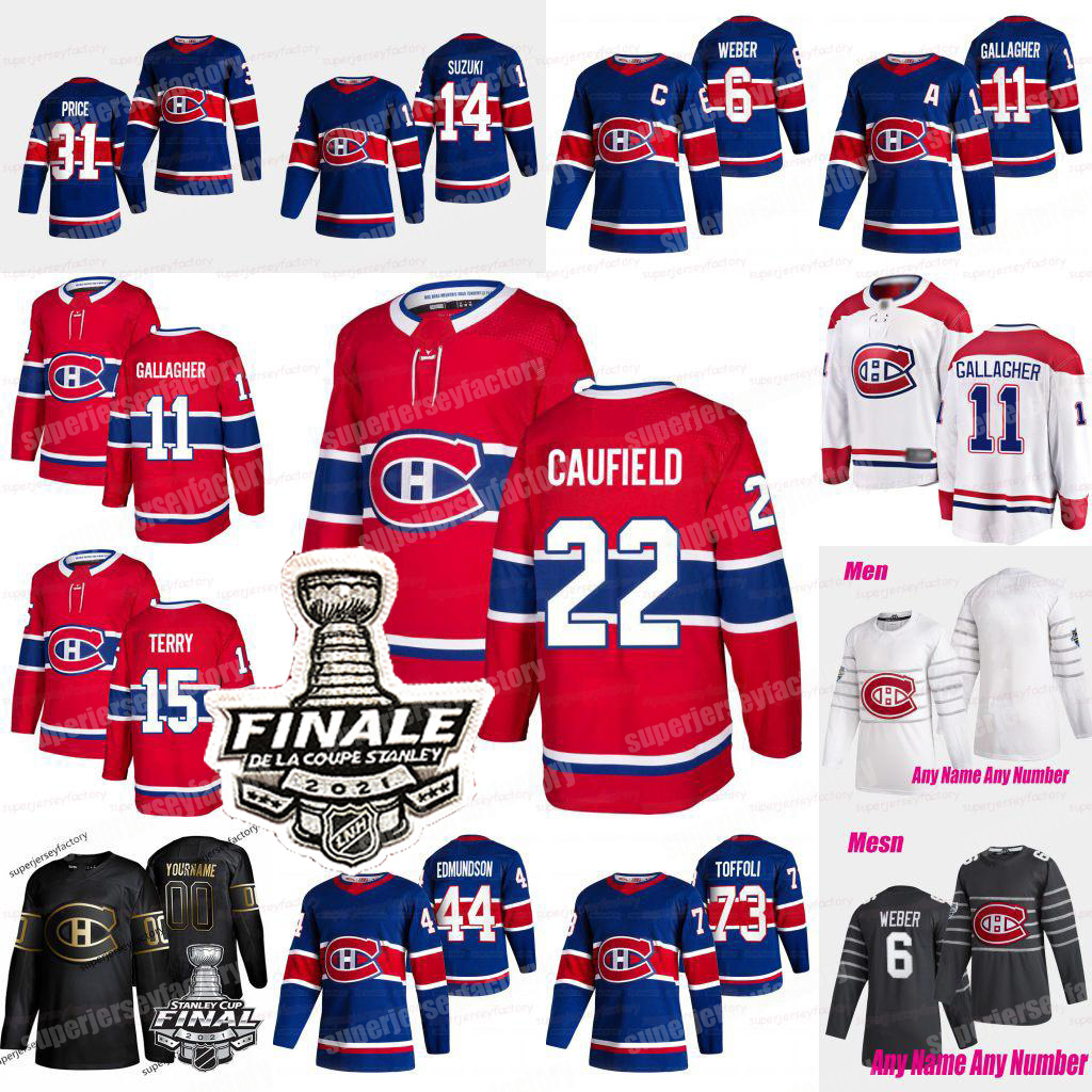 

Cole Caufield Montreal Canadiens 2021 Stanley Cup Final Carey Price Shea Weber Brendan Gallagher Brendan Gallagher Paul Byron Suzuki Jesperi Kotkaniemi Jersey, Black men s-xxxl