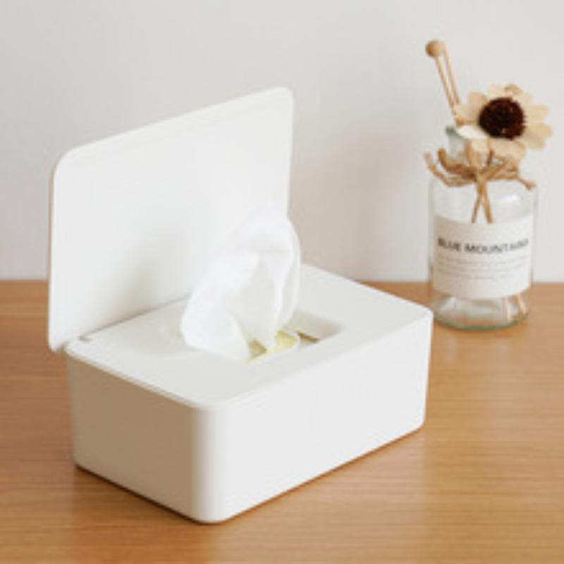 

Tissue Boxes & Napkins Box Wet Wipes Dispenser Holder Dry Paper Case Napkin Storage Container