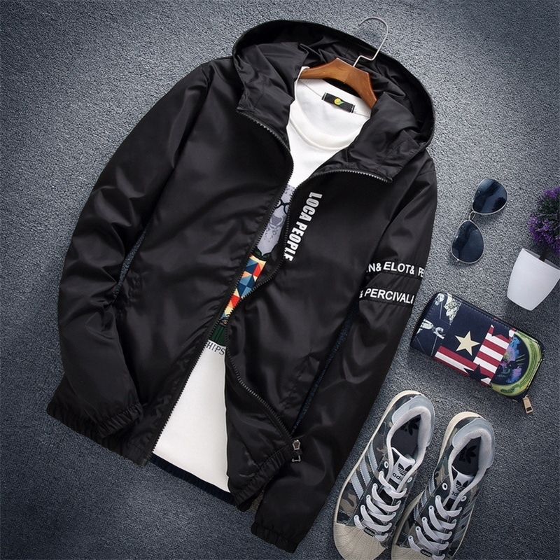 

JacketMen's Men men's jacket coat youth student hooded spring and autumn sportswearMen Jean Outwear Male Cowboy, Black;brown