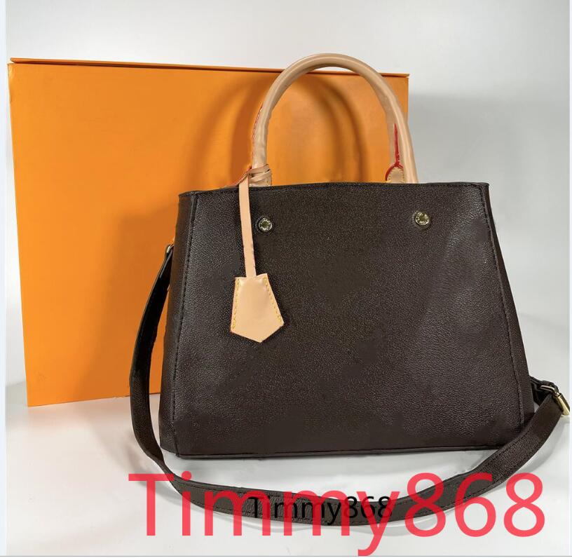 

High Quality 1pecs Women Shoulder Bags Tote bag Famous Brown flower Handbags Black Embossing Backpack Purse Crossbody Totes Shopping Handbag Lady Purses Wallet